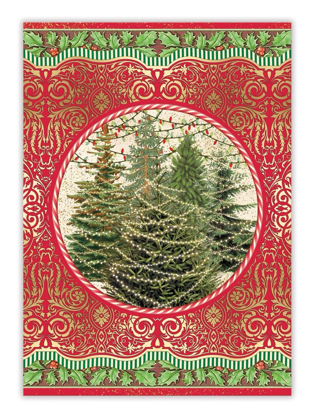 Michel Design Works Kitchen Towel in O Tannenbaum